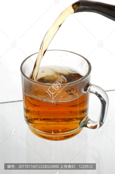 透明杯茶