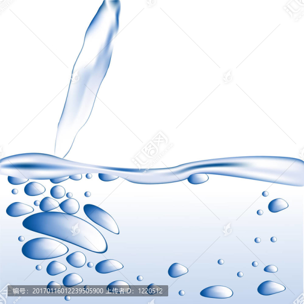 藍色泡泡水