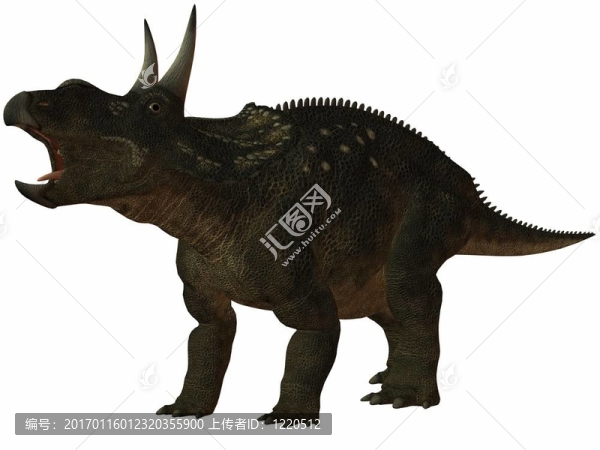 diceratops-3d恐龍