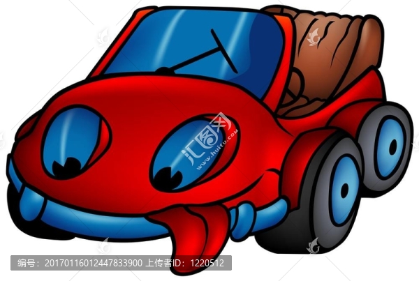紅色的車
