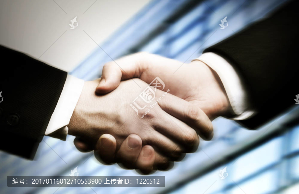 商業(yè)握手和后臺辦公室