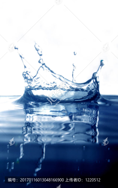 藍(lán)色水火花
