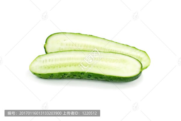 兩黃瓜的一半
