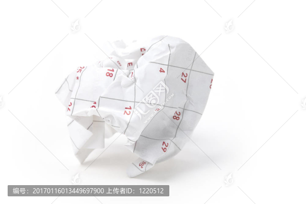日歷紙球