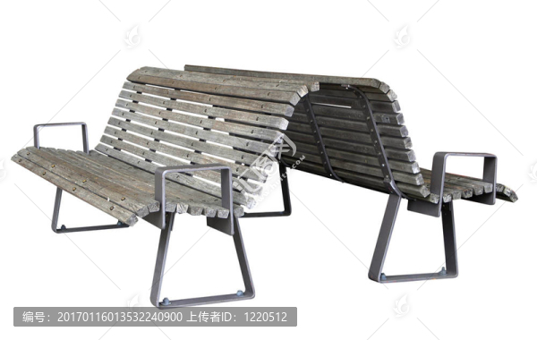 雙公園的長凳上