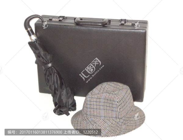 公文包；傘；帽子