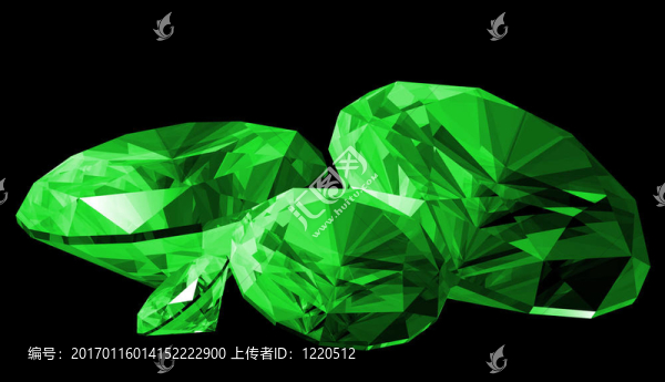 三維翡翠寶石分離