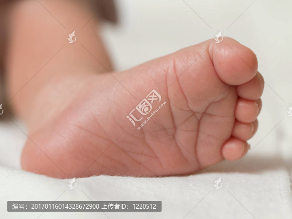 嬰兒的腳