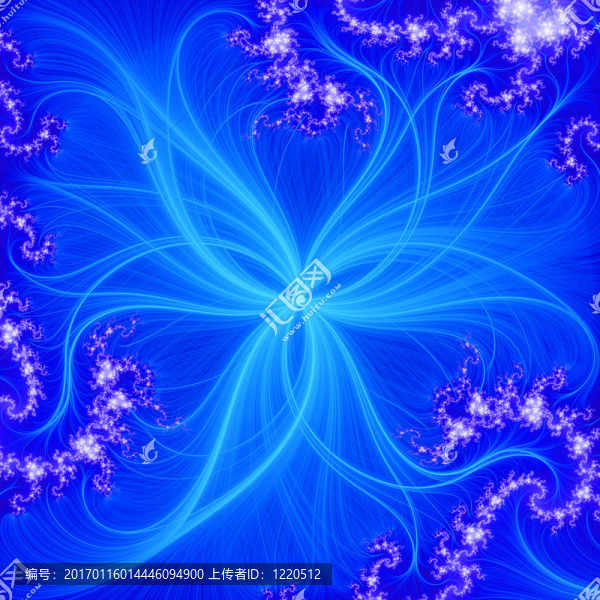 藍色的頭發(fā)。