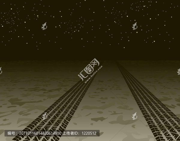 輪胎痕跡