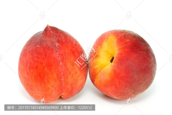 一對(duì)紅桃子