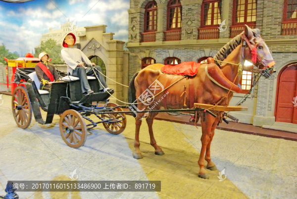 馬車,老爺車,蠟像
