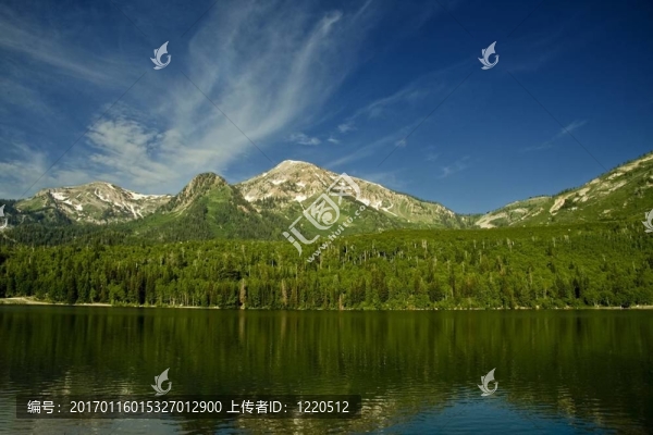 山上的湖
