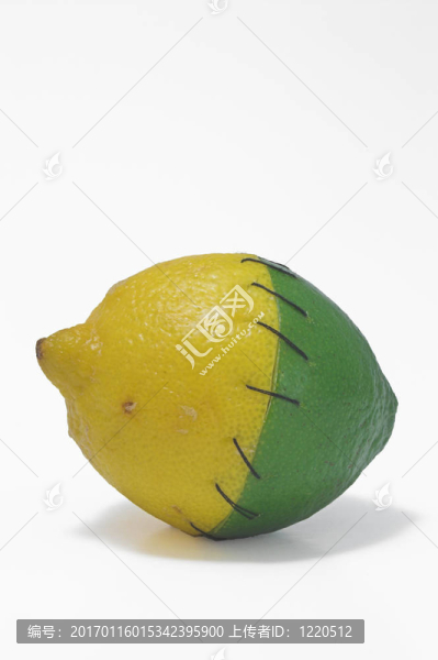 縫合檸檬和石灰