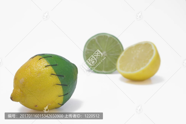 縫合檸檬和石灰