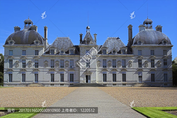 城堡雪瓦尼”；Loire；法國(guó)