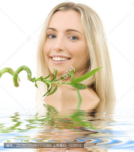 金發(fā)快樂的金發(fā)女郎