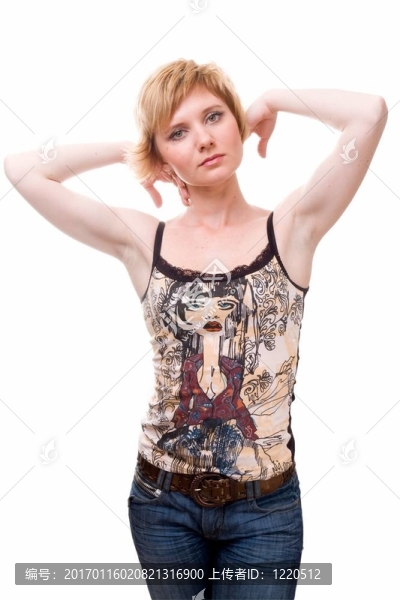 年輕、性感的女人