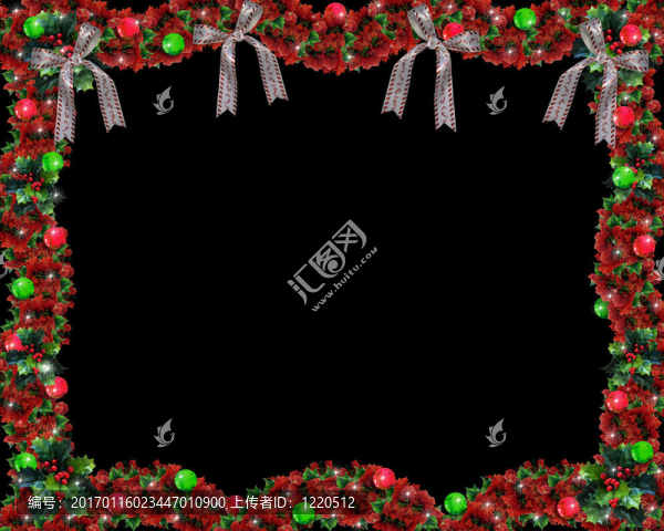 圣誕節(jié)Garland,Black