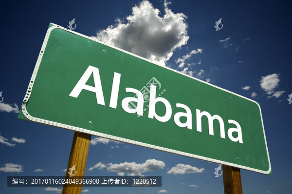 阿拉巴馬州的路標