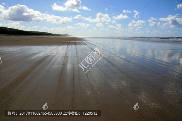 熱帶海灘-弗雷澤沙島；聯(lián)合國(guó)教科文組織；澳大利亞
