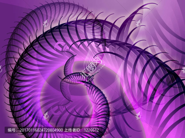 纏繞的螺旋垃圾