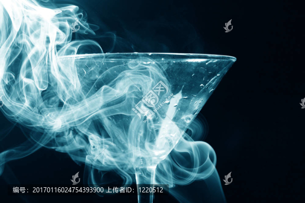 玻璃和煙霧