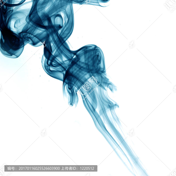 藍色的煙霧