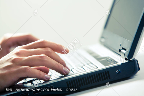 工作的筆記本電腦