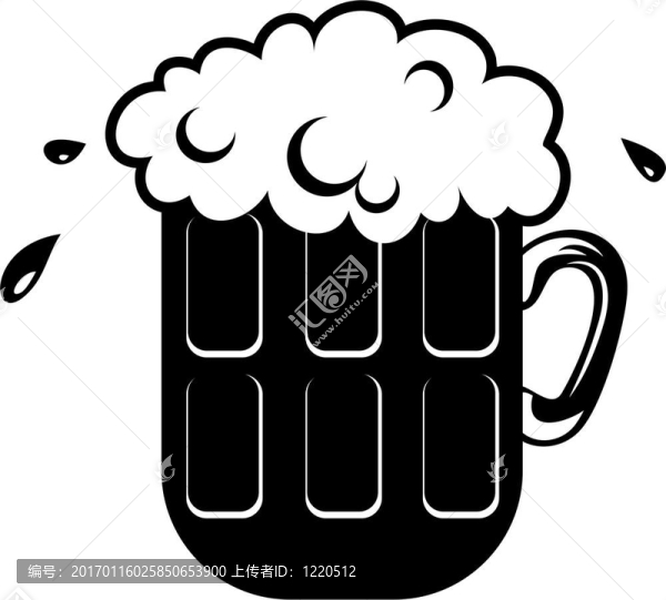 一品脫的啤酒