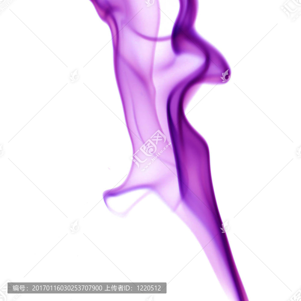 紫色的煙霧
