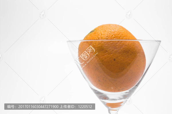 Martini,Glass的橘子