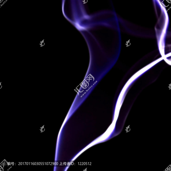 彩色的煙霧