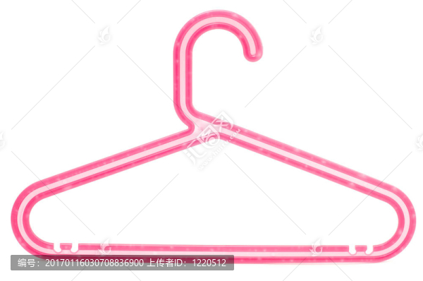 紅色的衣架