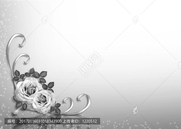 黑白玫瑰