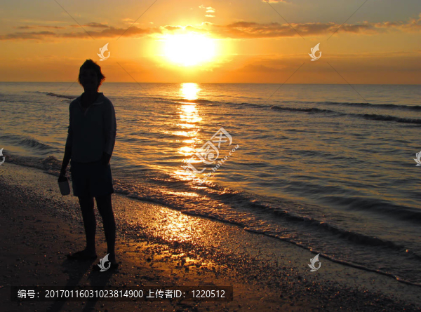 海灘日出