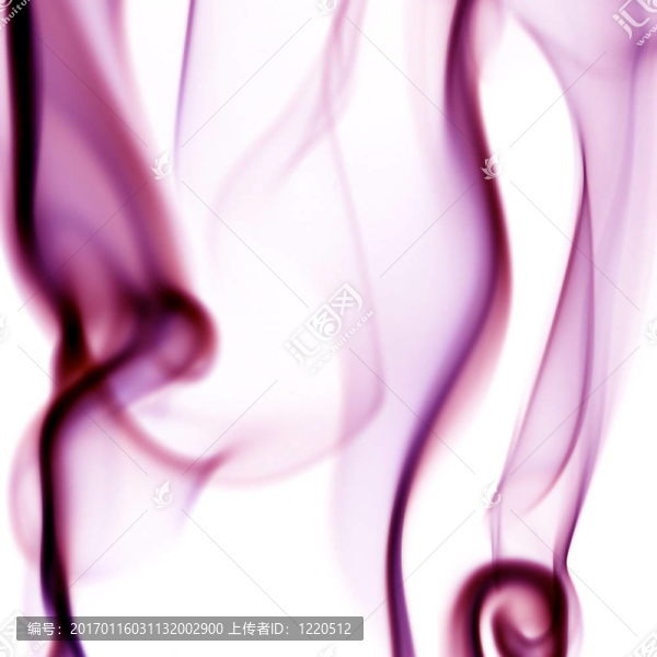 紫色的煙霧