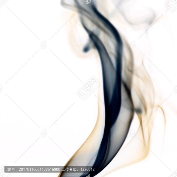 彩色的煙霧
