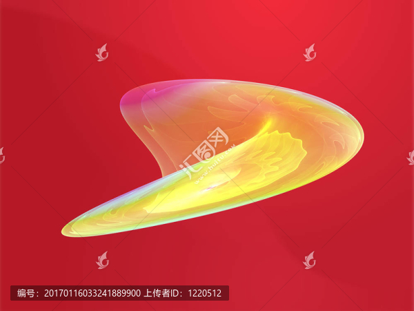 波浪狀的發(fā)光的顏色