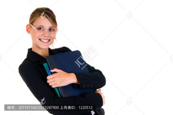 快樂的女商人