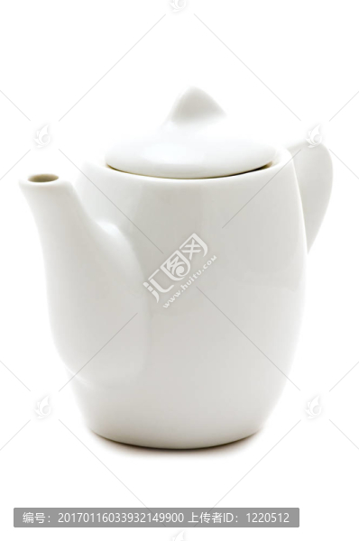 白色的茶壺