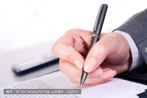 手與筆