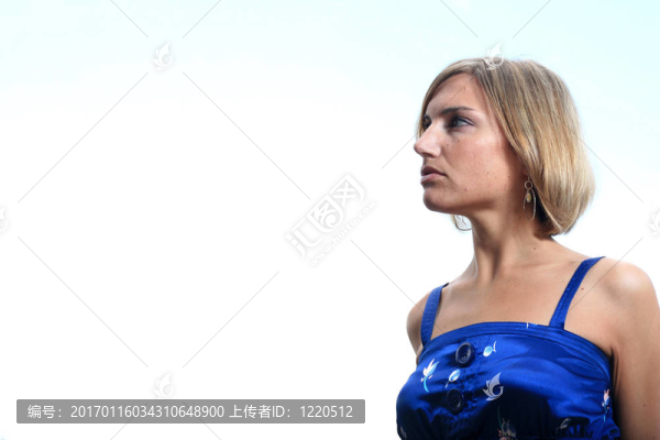 美麗健康的Young,Woman