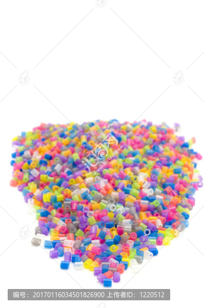 彩色珠子特寫