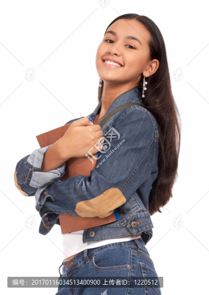 瀟灑時尚的女學生