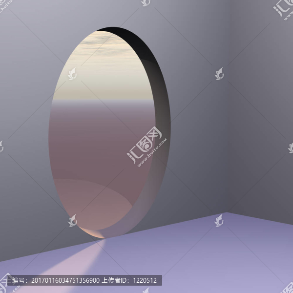 角落橢圓抽象門
