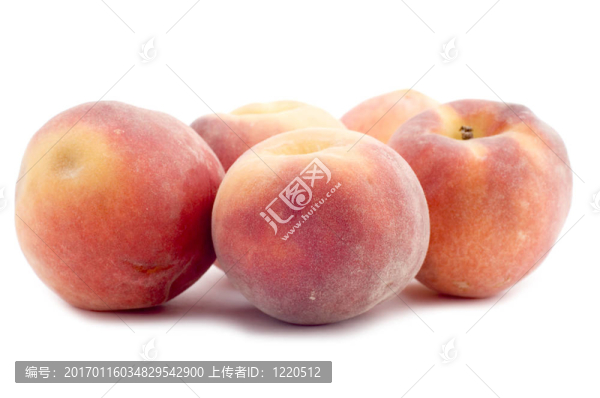 成熟的桃子特寫