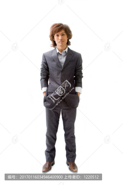年輕的亞洲商人