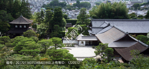 銀閣寺寺；京都；日本