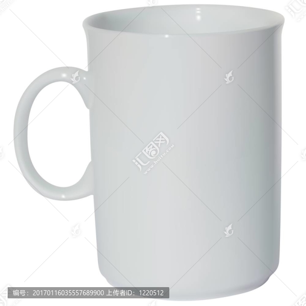 白色的咖啡杯